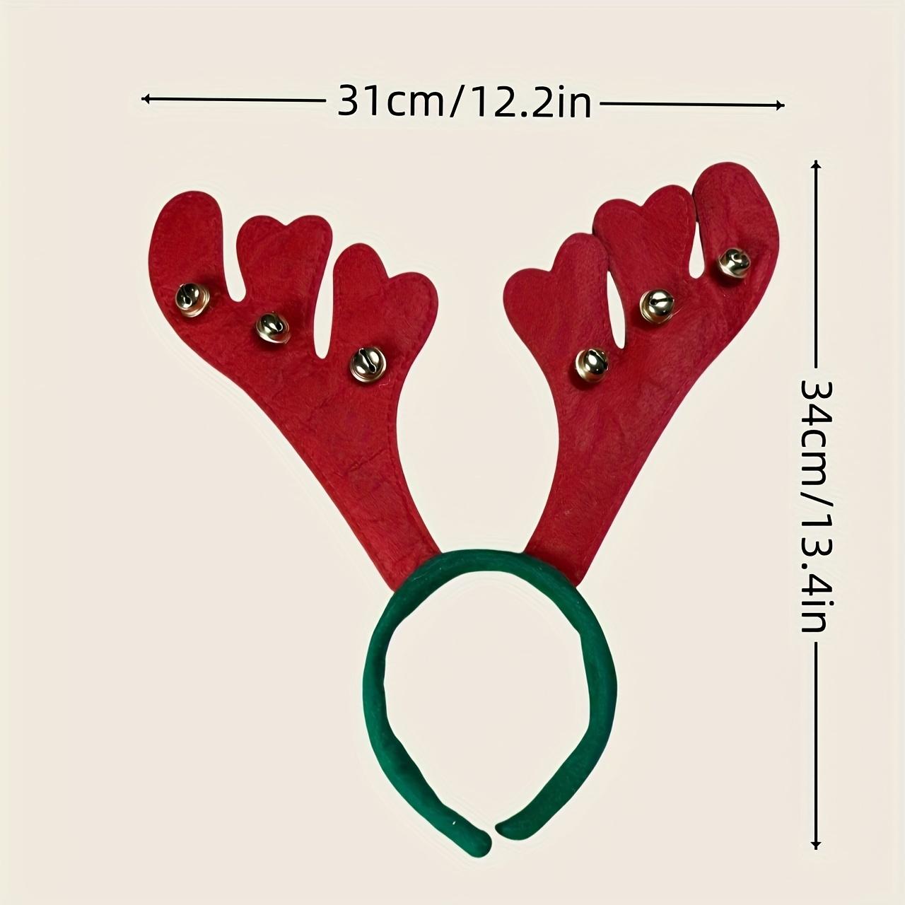 

high quality11pcs Christmas Party Packs: Hair Band, Glasses Frame Set And Christmas Hat (High-Grade Brushed Fabric) - Hair Band with Santa Claus, No. 1 headband