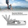Keychain Multitool 12 In 1 Folding Multi Tool Stainless Steel Outdoor Screwdriver Bit
