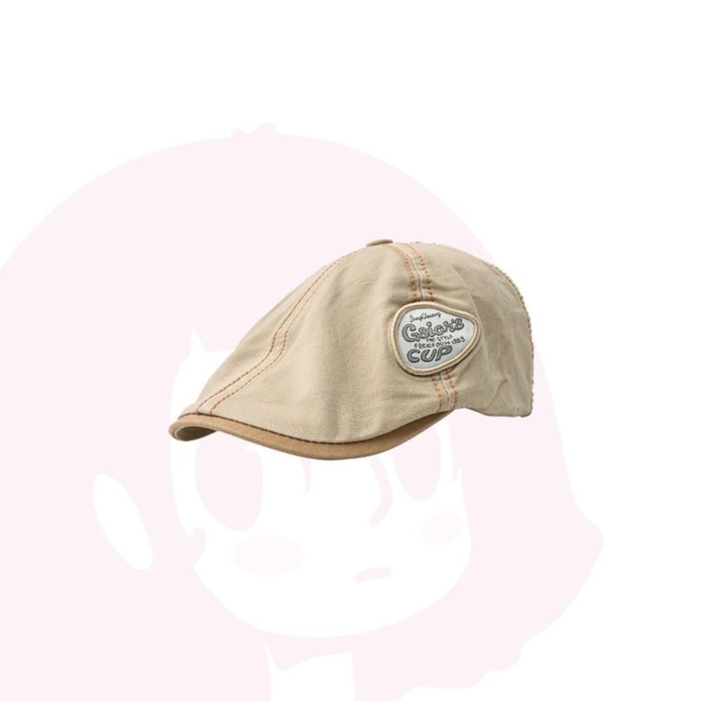 Y2k Painter Hat Embroidery Retro Artist Hat Fashion Newsboy Flat Cap  Spring Summer