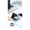 3 In 1 Wireless Magnetic Charger Station With Clock Display