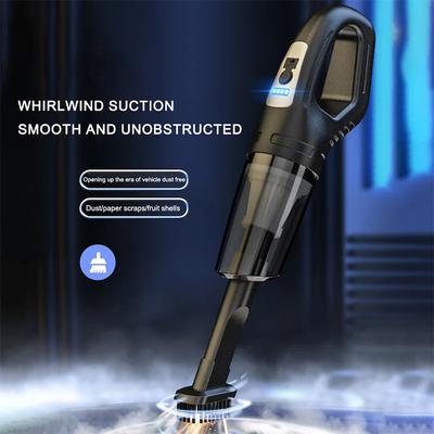 Aspirateur de voiture sans fil portable 120W Chargement USB Aspirateur à main Aspiration puissante Pour Auto Maison Bureau Poils d'animaux