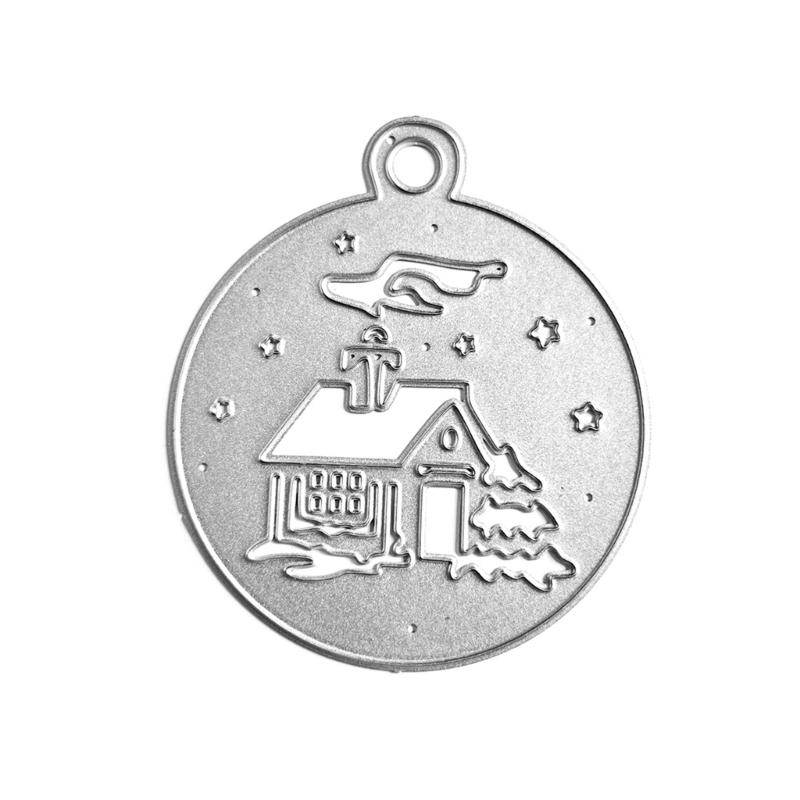 Christmas Pendant Metal Cutting Dies DIY Craft Carbon Steel Embossing Template Stencil Scrapbooking for Card Die Cuts