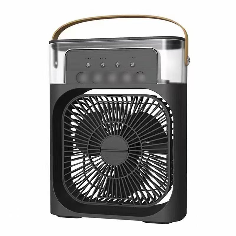 Low-Noise High-Power Desktop Fan for Dorms & Offices 16.2*6.8*22.5 cm чёрный