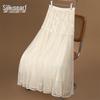 Women's Elegant High-Waist A-Line Midi Skirt