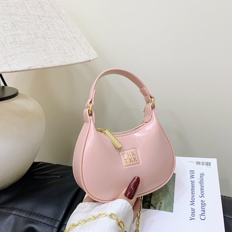 

Дитяча сумка через плече з ПУ зі стильним дизайном для дитячого садка, на кожен день рожевий