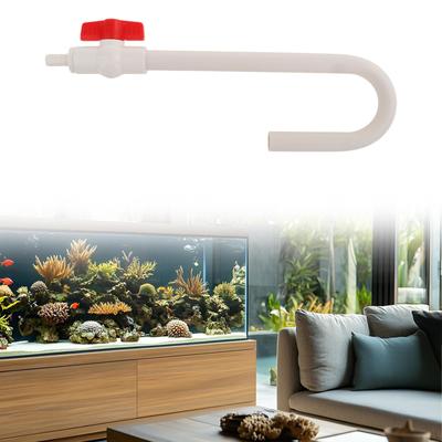 Aquarium Water Filler Auto Tube Fish Tank Changer Accessories with Flow Switch