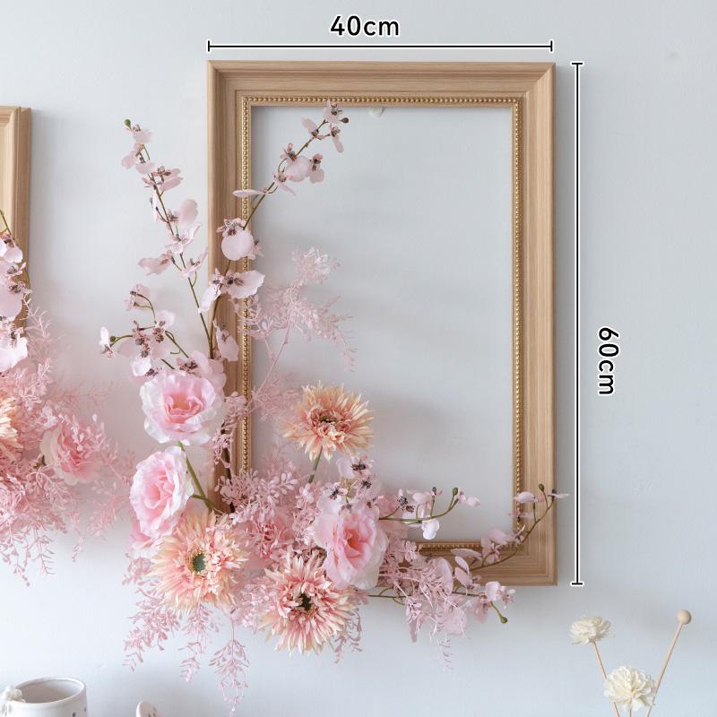 Floral Art Photo Frame Set for Wall and Window Decoration