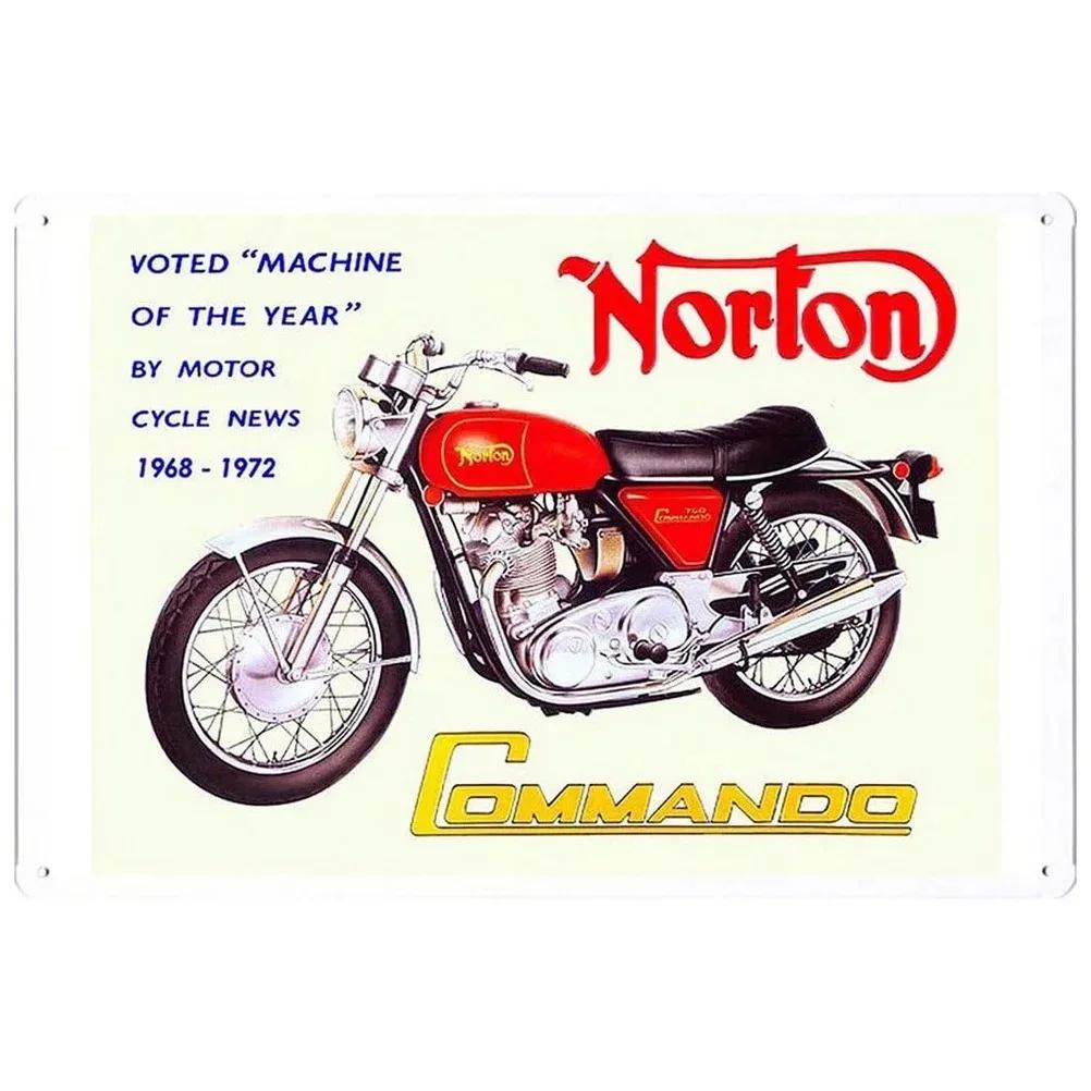 Vintage Motorcycle Metal Tin Signs Decor Wall Art Coffee Bar Vintage Metal Tin Sign Office Home Toilet Signs Wall Decor Pictures