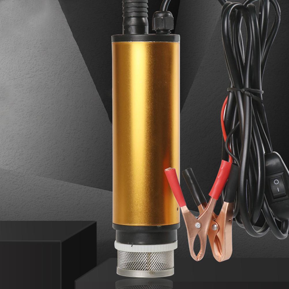 12V Elektrisk Pumpe Dieselpumpe Drivstoffpåfyllingsdispenser Antiseptisk Drivstoffpåfyllingsmaskinsett