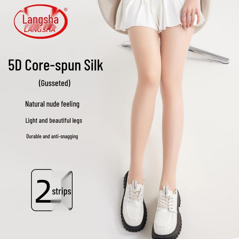 

Женские ультратонкие колготки Langsati с усиленной ластовицей One Size 5D