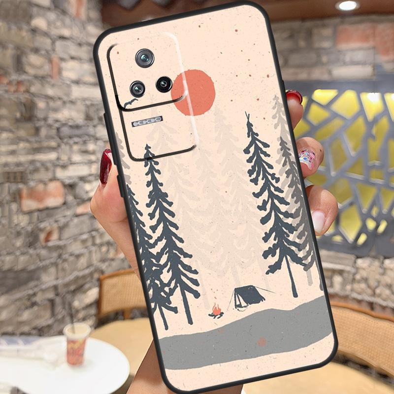 Camping Mountain Case For Xiaomi 14T Pro 13T 11T 12T 13 14 15 Ultra POCO X6 X7 Pro X3 X5 M6 F5 F6 Pro Cover
