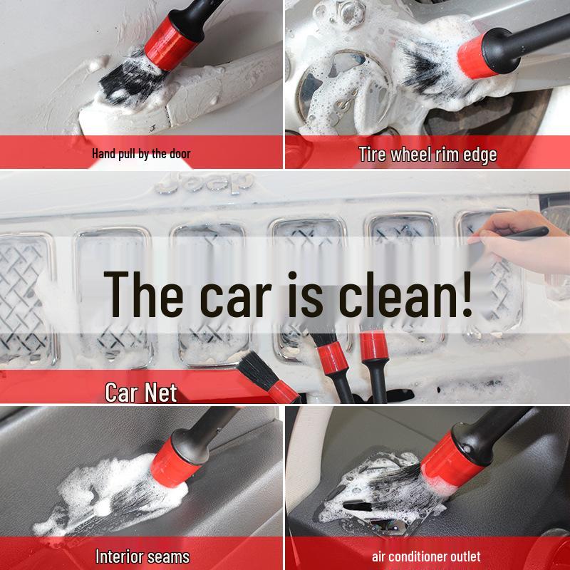 Car Detailing Brush - Small Brush for Air Vents, Gaps, and Edges