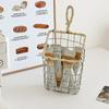 Metal Wire Storage Basket Hanging Wall Organizer Cabinet Storage Basket For Books Toys Newspaper Magazine Storage