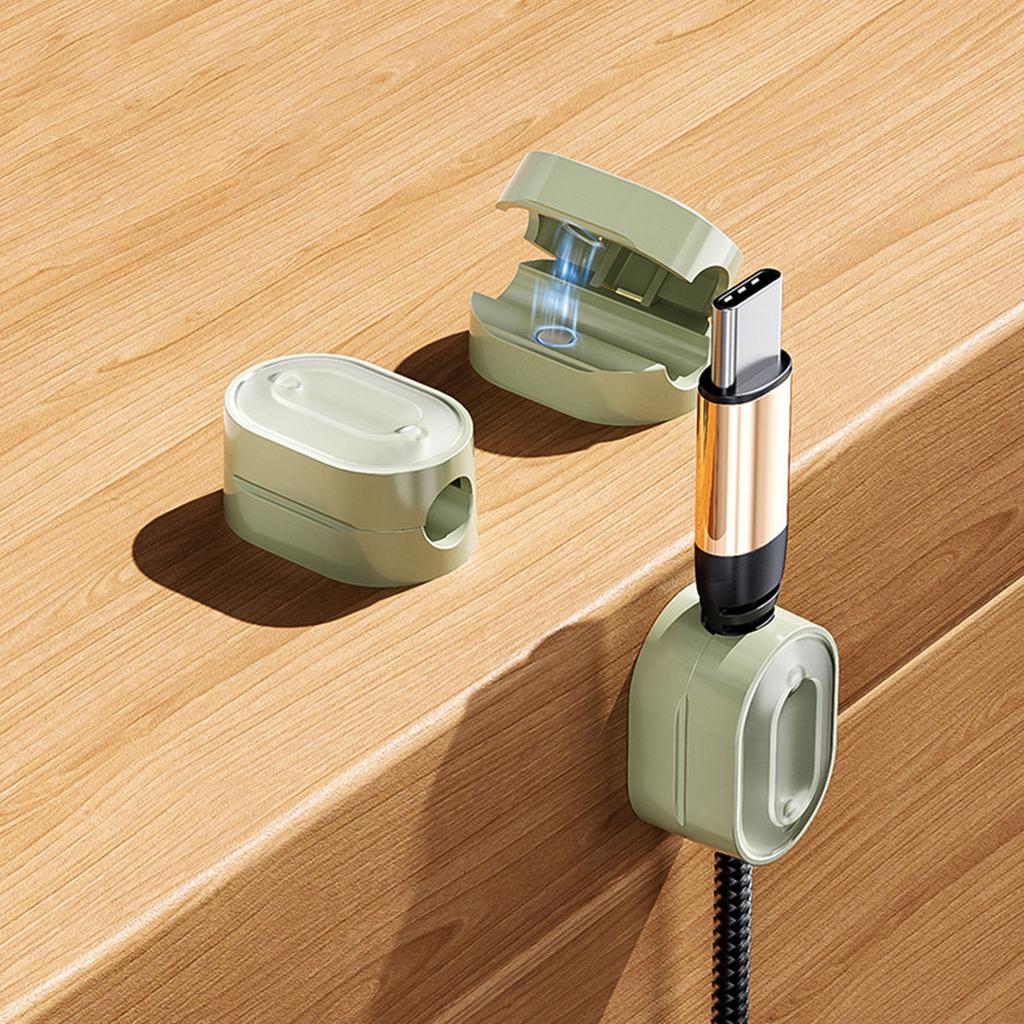 6pcs Cable Organizers Clip Adhesive Backed Designs for Easy Installation and Tangles Cord Managements Home or Office