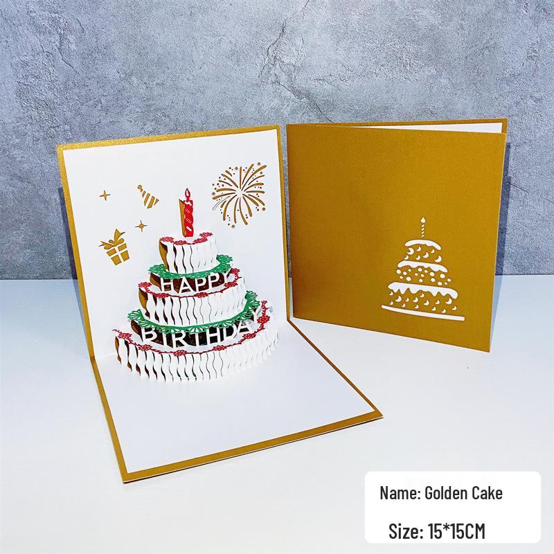 

Hand-Painted 3D Musical Light-Up Birthday Card for Couples, Boyfriend, Girlfriend, or Best Friend