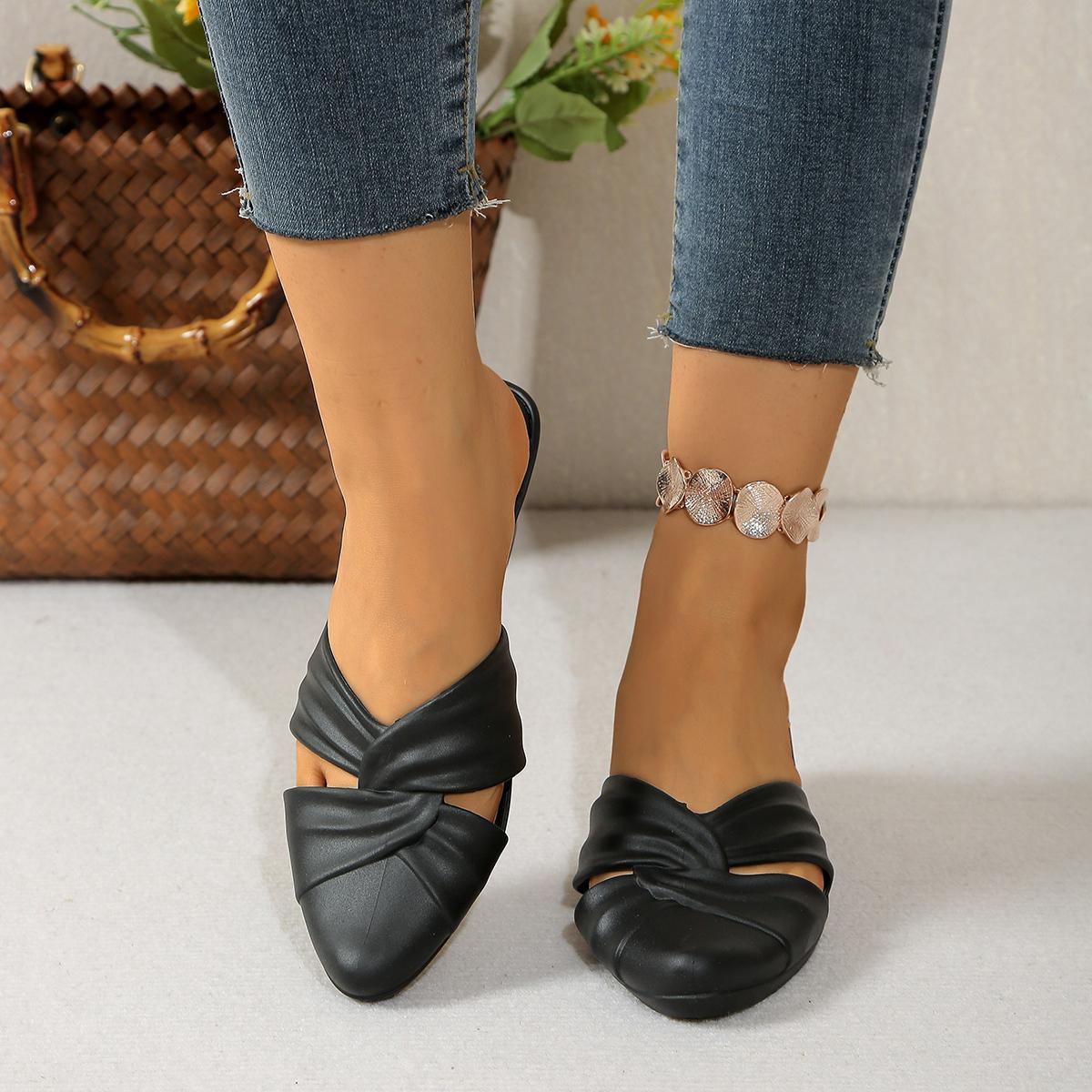 

Летний стиль, модные дышащие полутапочки на танкетке для верхней одежды, нескользящие повседневные босоножки на среднем каблуке с носками для женщин 38