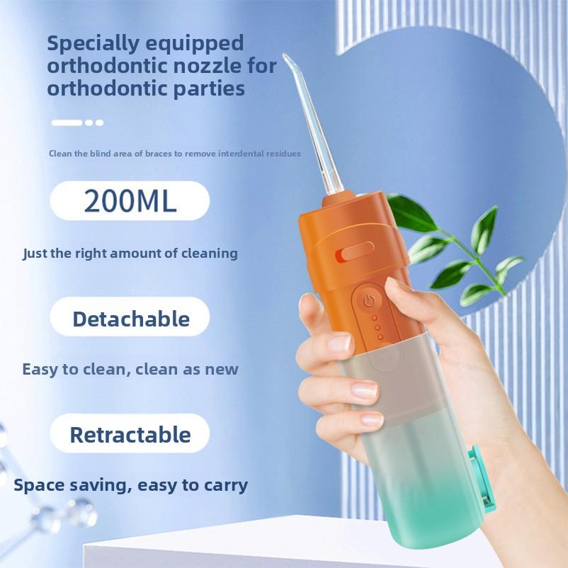 Electric Tooth Flusher Electric Portable Tooth Washer Household Water Floss Dental Stone Cleaning Orthodontic Special