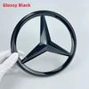 WVQ5   18.8cm Emblem for Mercedes Benz W205 W210 W204 W211 W212 W213 C E Class GLA GLK GLC GLE Car Front Grille Cover Badge Accessories