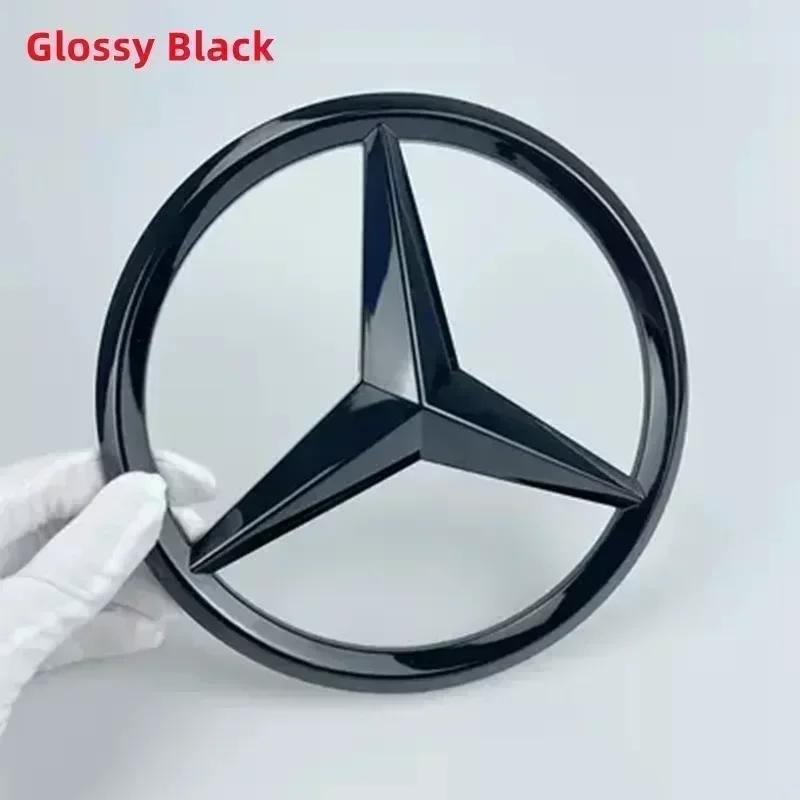 WVQ5 18.8cm Emblem for Mercedes Benz W205 W210 W204 W211 W212 W213 C E Class GLA GLK GLC GLE Car Front Grille Cover Badge Accessories