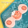 Montessoris Baby Spin Top Bath Toys For Boy Children Bathing Sucker Spinner Suction Cup Toy For Kids 2To4 Years Rattles Teether