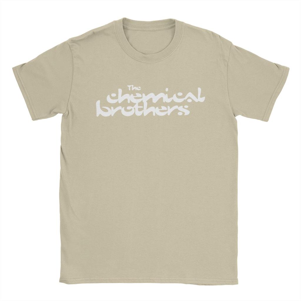 Men's The Chemical Brothers T Shirts Pure Cotton Tops Funny Short Sleeve Round Neck Tee Shirt Graphic T-Shirts