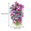 Artificial Flower Wreath Wreath with Lilacs Hyacinths Hydrangeas Spring Summer Floral Greenery Wreath Style C Small