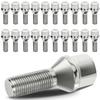 Cciyu M12x1.25 Lug Nuts 20 Pieces Wheel Lug Bolt 12x1.25