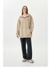TILANI Herbst/Winter Frottee Baumwoll-Sweatshirt mit Reißverschlussdetail und ausgefranstem Saum Pullover Hoodie