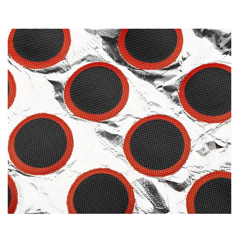 Bicycle Flat Tire Repair Kit Tool Set 48pcs Portable Rubber Fetal Repair Tools Bike Inner Tube Puncture Patch Repair Tools