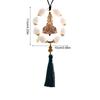 Car Interior Buddha Pendant Decorative Rear View Mirror Charm Hangable Buddha Aesthetic Ornament For Truck RV Minivan Pickup