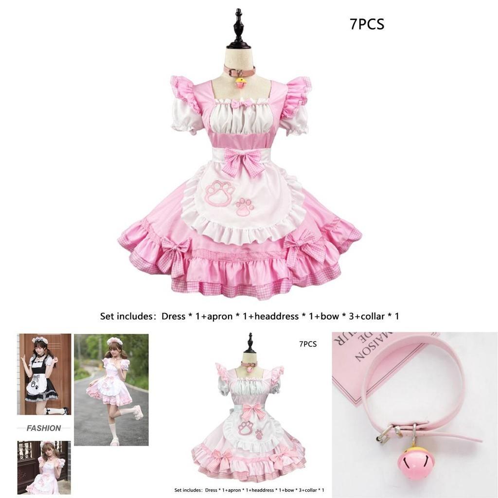 Cute And Classic Maid Costume Set For Cosplay Perfect For Anime And Games