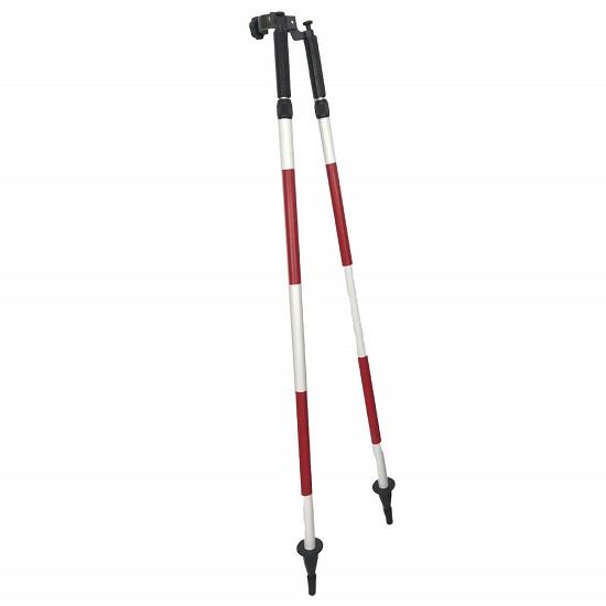 Bipod Surveying, Hliníkový bipod Monopod pro nivelaci tyče a hranolové tyče geodetické, totální stanice GPS GNSS