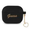 Guess GUA3LSCHSK AirPods 3 Cover Czarny/black Silicone Charm Heart Collection