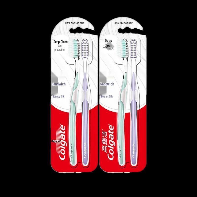 

Colgate Slim Dual Core Deep Clean Soft Toothbrush 4-Pack