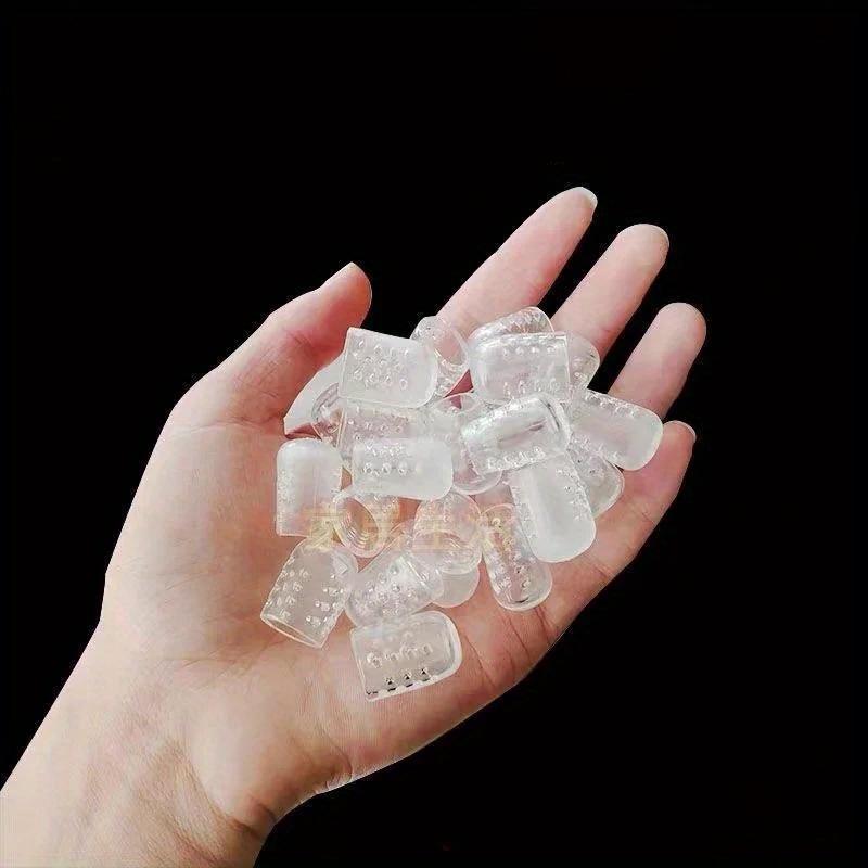 

Transparent Toe Protector Breathable Anti-Friction Foot Care Tool Prevents Blisters Finger Caps Elasticity Silicone Toe Covers прозорий