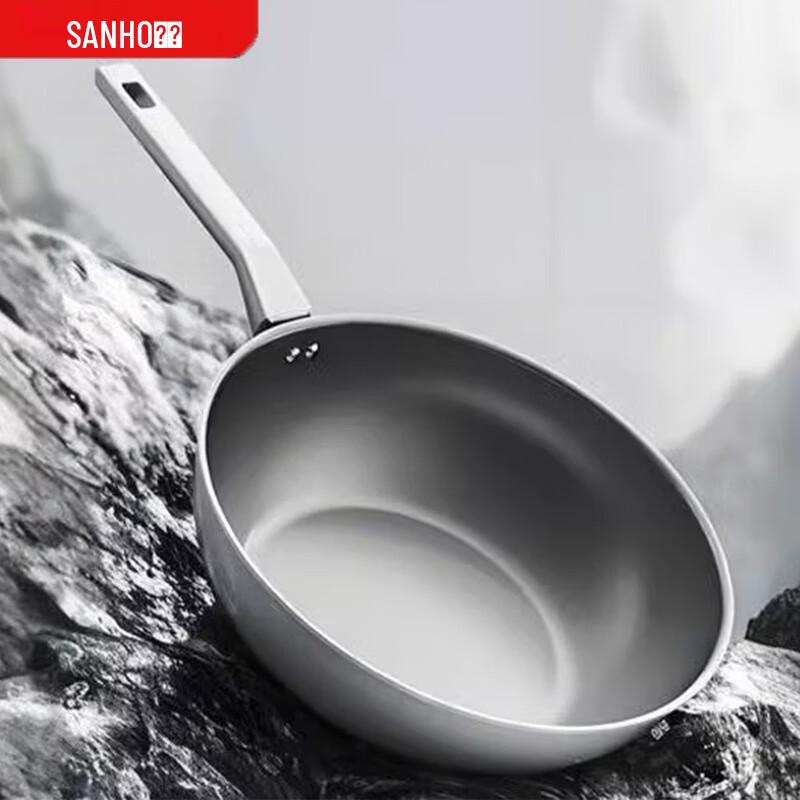 

Sanhe Diamond Titanium Ceramic Non-Stick Wok