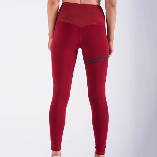 Calças Leggings de Treino Sem Costura de Cintura Alta para Levantamento de Quadril para Mulheres Listradas Calças de Ginástica