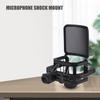 Plastic Microphone Shock Mount Anti vibration Mic Holder Stand with Metal Pop Filter Universal Screw Adapter for