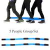 High Quality Ribbon Elastic Cooperative Legged Race Band Outdoor Birthday Team Building Party Group Game for Children