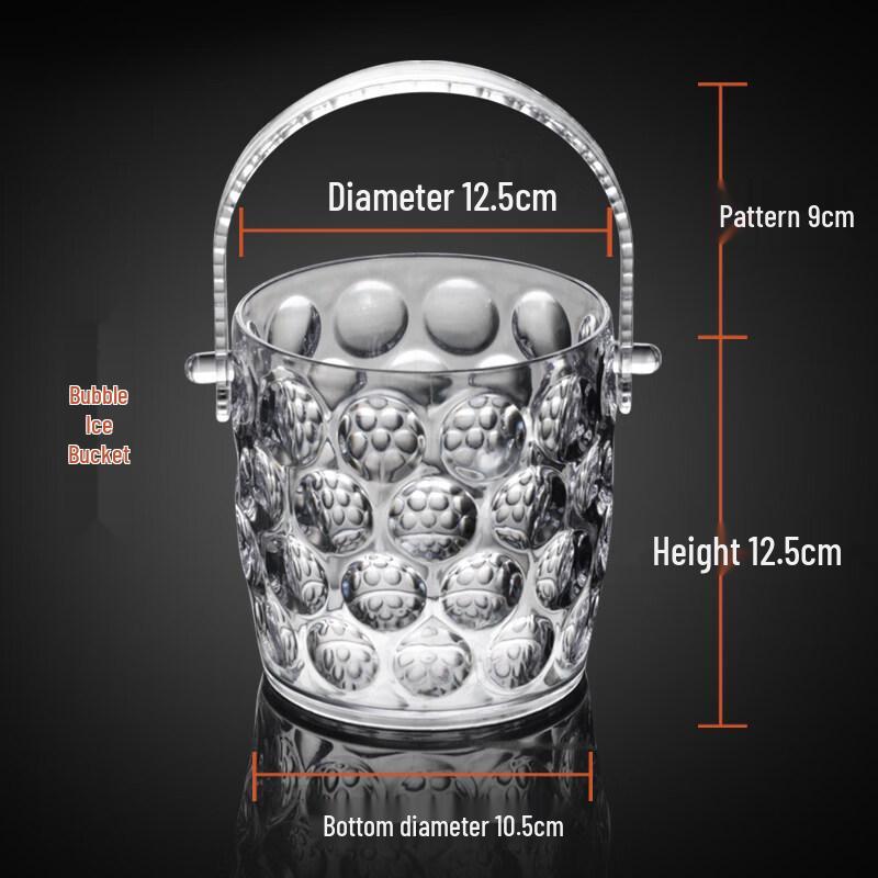 

ZISIZ Transparent Acrylic Ice Bucket