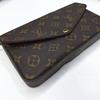[Pre-Owned] Felicie Pochette Classic Monogram Coated Canvas And Leather Three-In-One Chain Bag - Good #F0Q87B