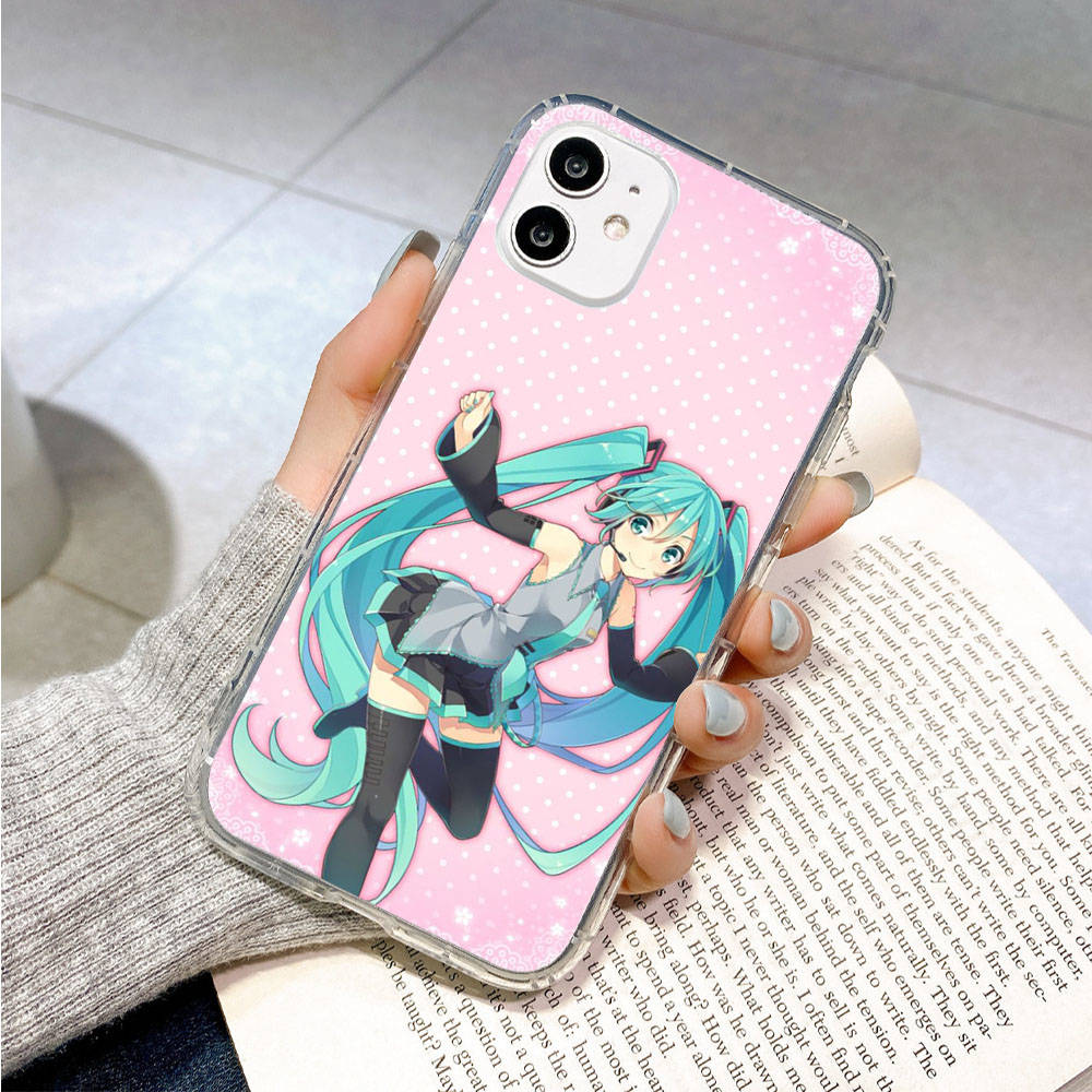 Husa pentru Samsung A04 A14 A23 A34 A54 M23 M33 M52 M53 Realme 10 9 C30S C35 C55 VIVO Y02S Y21 Y51 X80 Pro Husa transparenta WI70 Hatsune Miku