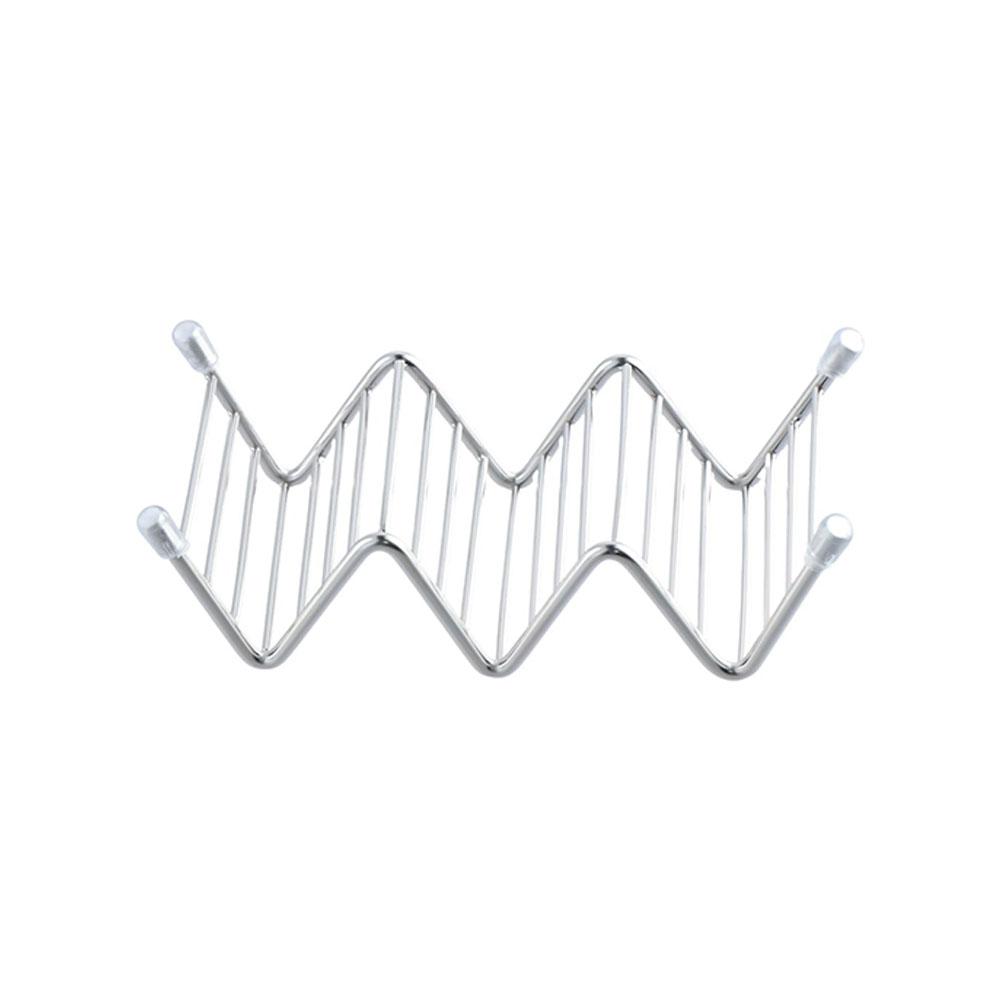 Stainless Steel Food Display Oven Dishwasher Safe Kitchen Tools Taco Holder Pizza Rack Stand Tray