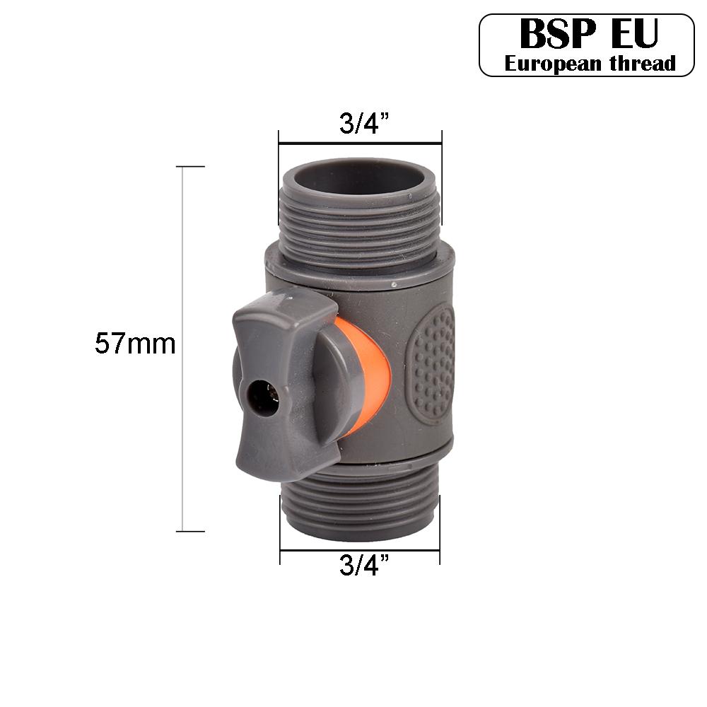 Garden Hose Quick Connector 1/2 3/4 1 Inch Pipe Coupler Stop Water Connector 16/20/32mm Repair Joint Irrigation System Fitting