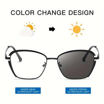 Blue Light Blocking Glasses Cat Eye Sunglasses Retro Star Rivet Unisex Fashion High Grade GM Style
