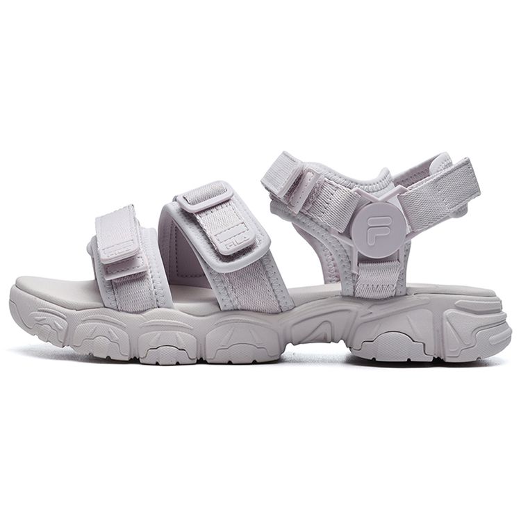 Fila Cat Paw Sandal Fabric Comfortable Versatile Beach Sandals Women Sandals Lilac-Gray F12W226408FGL 36