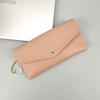 Women's Versatile Clutch Wallet: Portable, Stylish, Solid Color, Snap Button, Multiple Card Slots, Phone Holder.