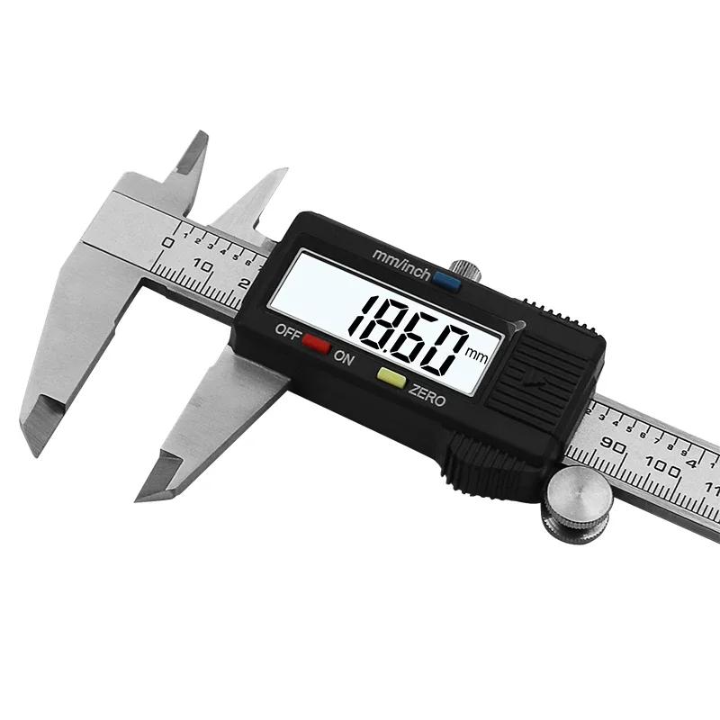 Measuring Tool Stainless Steel Digital Caliper 6 "150mm Messschieber Paquimetro Measuring Instrument Vernier Calipers Ruler
