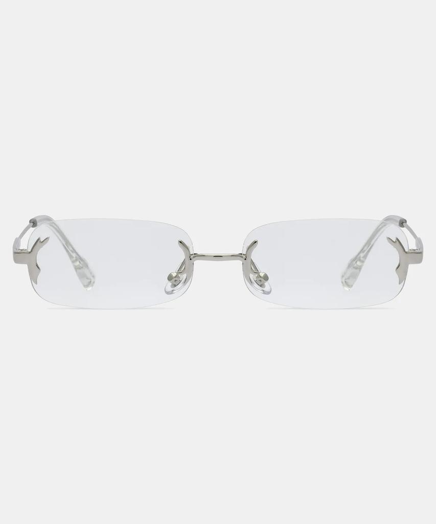 Likkeullou Rc Veve Rimless Glasses Silver