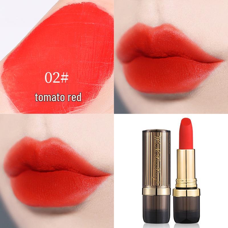 Winnie the Pooh Satin Matte Lipstick - Long-Lasting, Non-Stick Color Lock, Velvet Finish, Enhances Complexion